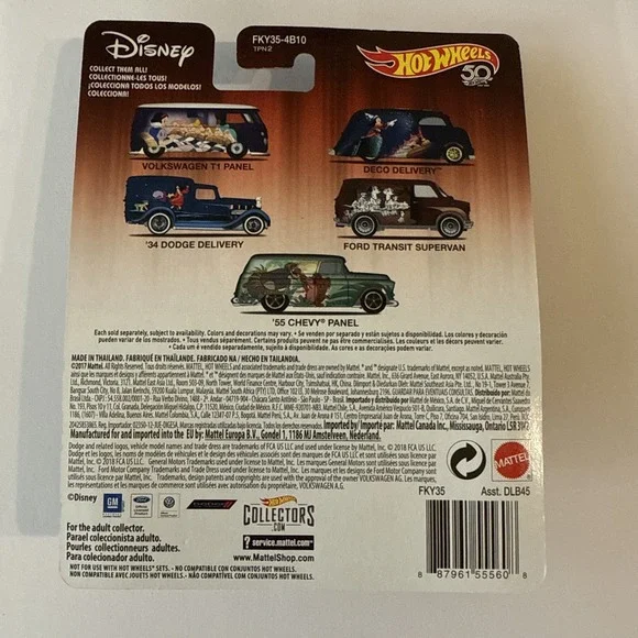 Hot Wheels 2017 Disney‎ Movies Complete Set Factory Sealed - Picture 9 of 11